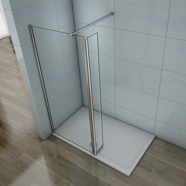 Duschkabine Duschwand Walk in dusche Glas Höhe: 200cm