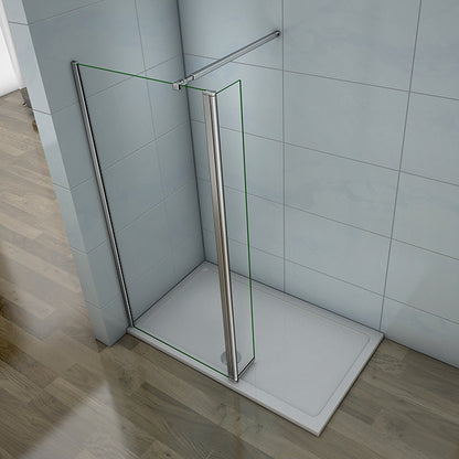 Duschkabine Duschwand Walk in dusche Glas Höhe: 200cm