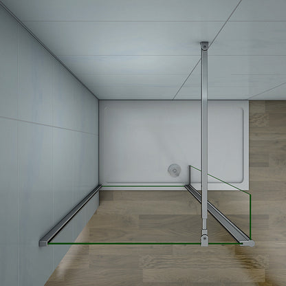 Duschkabine Duschwand Walk in dusche Glas Höhe: 200cm