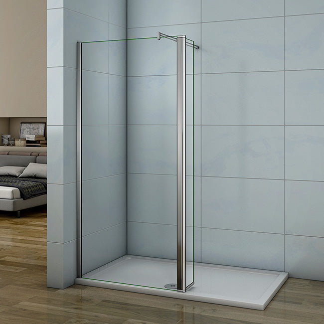Duschkabine Duschwand Walk in dusche Glas Höhe: 200cm