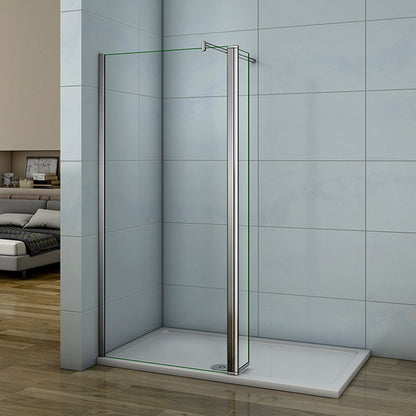 Duschkabine Duschwand Walk in dusche Glas Höhe: 200cm