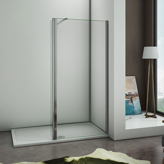 Duschkabine Duschwand Walk in dusche Glas Höhe: 200cm
