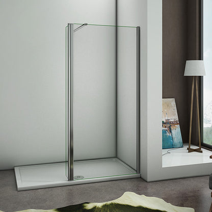 Duschkabine Duschwand Walk in dusche Glas Höhe: 200cm