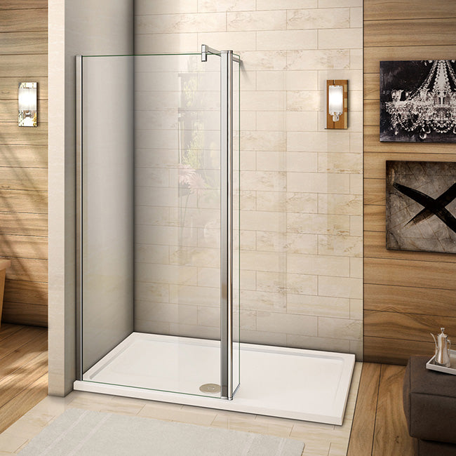 Duschkabine Duschwand Walk in dusche Glas Höhe: 200cm