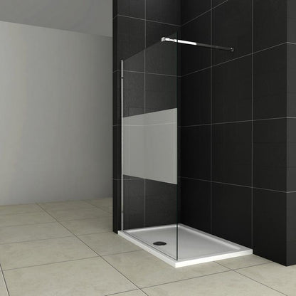 Duschkabine Duschwand Walk in dusche Glas Höhe: 200cm