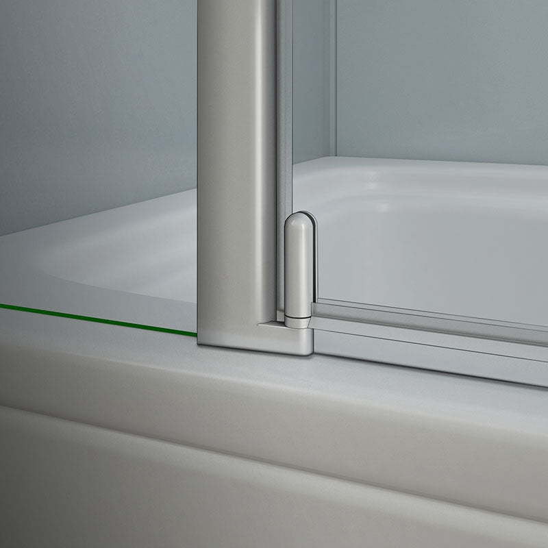 Duschkabine Falttür Drehfalttür Glas