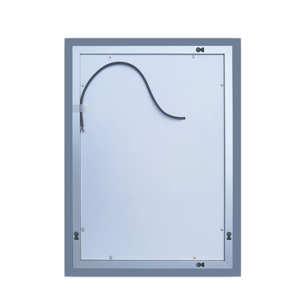 LED Badspiegel 45×60, 50×70, 60×80 cm Wandspiegel mit Beleuchtung Touch Beschlagfrei Kaltweiß