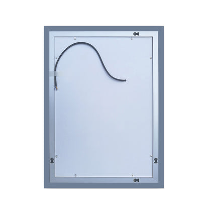 LED Badspiegel 45×60, 50×70, 60×80 cm Wandspiegel mit Beleuchtung Touch Beschlagfrei Kaltweiß