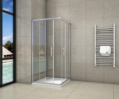 Duschkabine Falttür Drehfalttür Glas