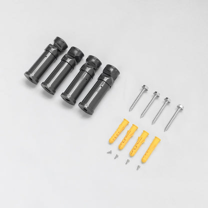 Badheizkörper Mittelanschluss Heizkörper Handtuchtrockner Weiß/Anthrazit Gerade