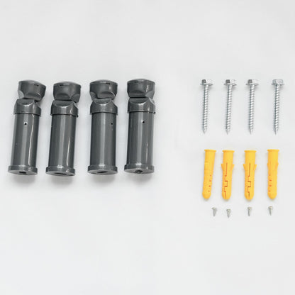 Badheizkörper Seitenanschluss Heizkörper Handtuchtrockner Weiß/Anthrazit Gerade