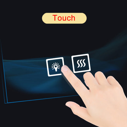 LED Badspiegel 80-140 cm Wandspiegel mit Beleuchtung DOPPLE Touch Beschlagfrei Kaltweiß