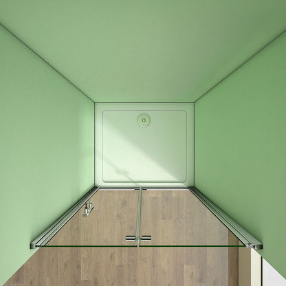 Duschkabine Falttür Drehfalttür Glas