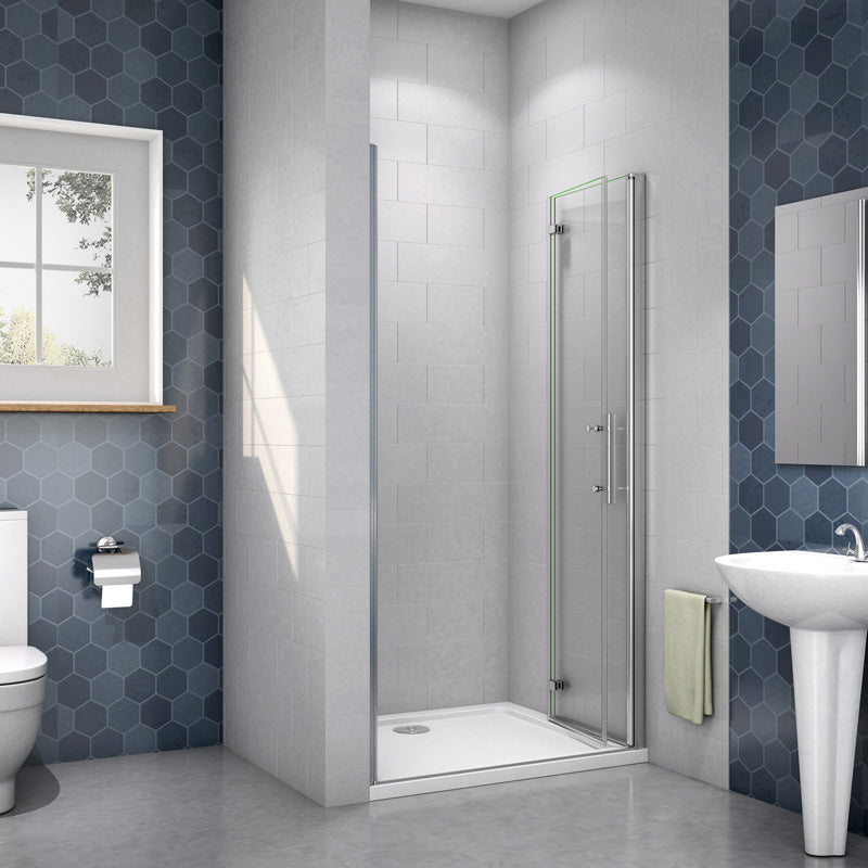 Duschkabine Falttür Drehfalttür Glas