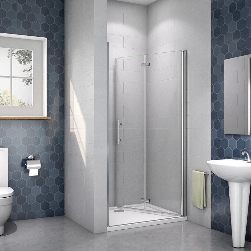 Duschkabine Falttür Drehfalttür Glas