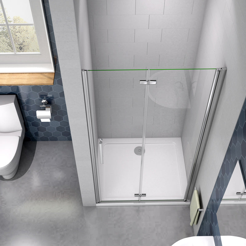 Duschkabine Falttür Drehfalttür Glas