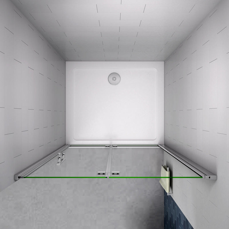 Duschkabine Falttür Drehfalttür Glas