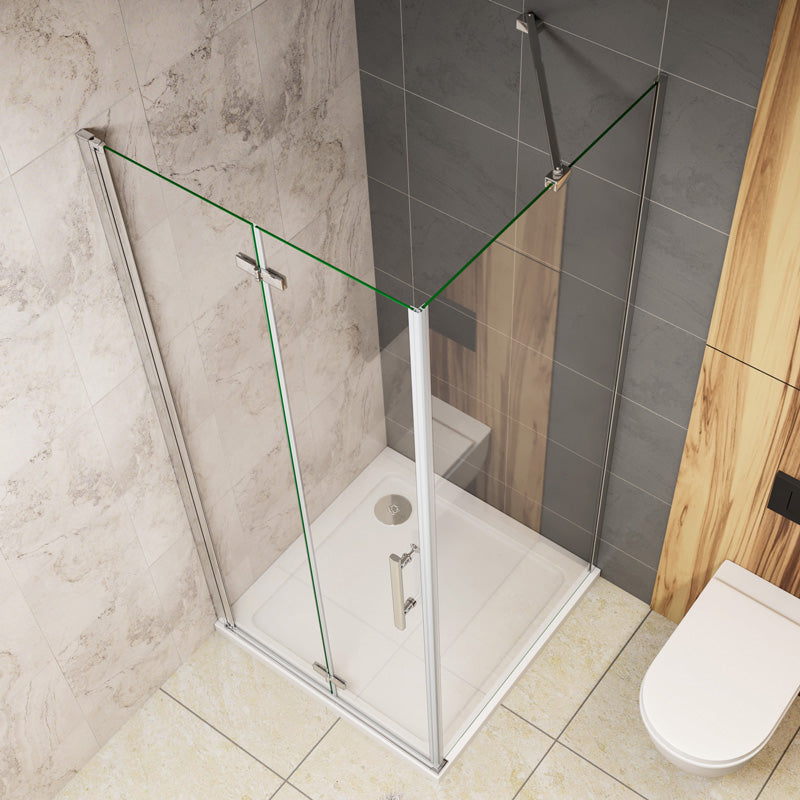 Duschkabine Falttür Drehfalttür Glas