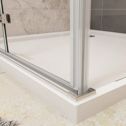 Duschkabine Falttür Drehfalttür Glas