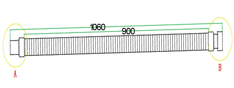 Duschschläuche Ablaufschlauch für Dusche Ablaufgarnitur Duschtasse/Duschwanne