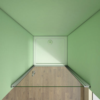 Duschkabine Falttür Drehfalttür Glas