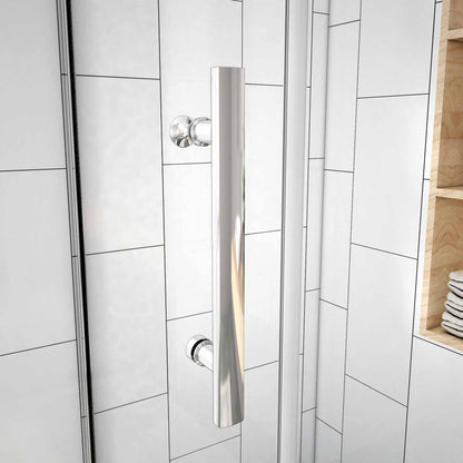 Duschkabine Falttür Drehfalttür Glas