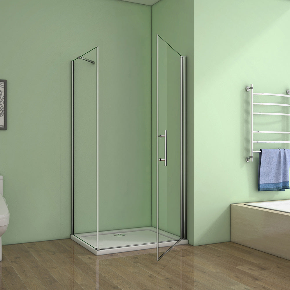 Duschkabine Falttür Drehfalttür Glas