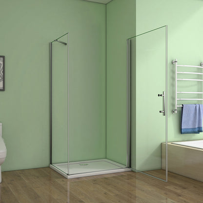 Duschkabine Falttür Drehfalttür Glas