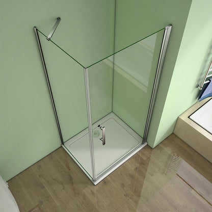 Duschkabine Falttür Drehfalttür Glas