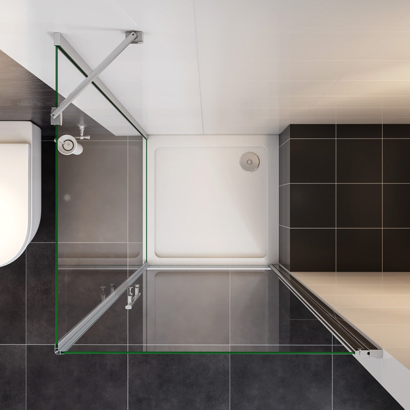 Duschkabine Falttür Drehfalttür Glas