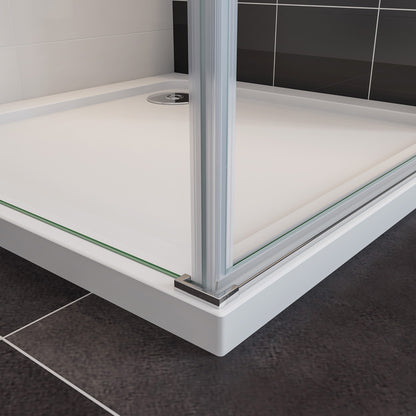 Duschkabine Falttür Drehfalttür Glas