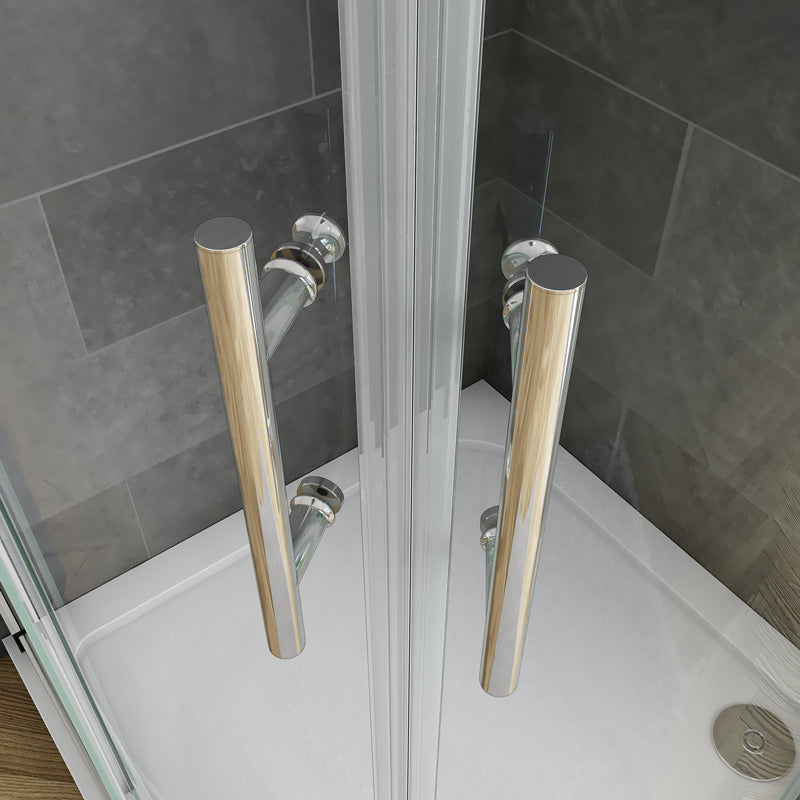 Duschkabine Falttür Drehfalttür Glas