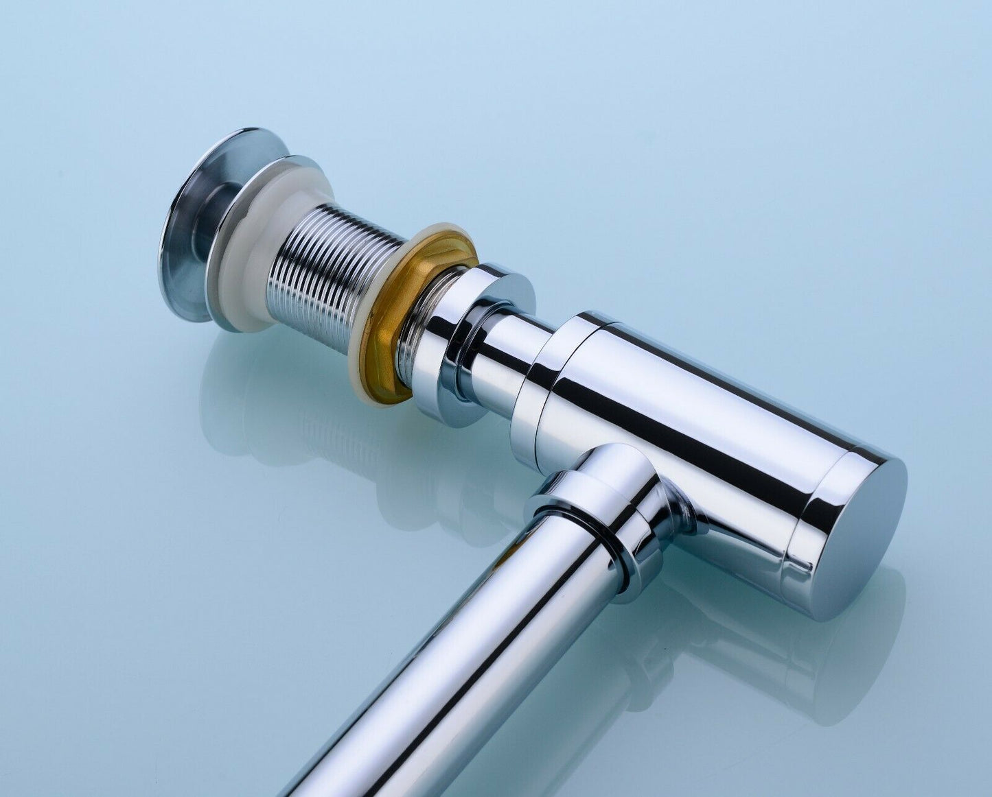 Siphon+ Ablaufgarnitur PopUp Abfluss Ablaufventil Waschbecken Stöpsel Waschtisch