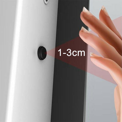 LED Badspiegel SENSOR-Schalter 80-100 cm Wandspiegel mit Beleuchtung Beschlagfrei Kaltweiß