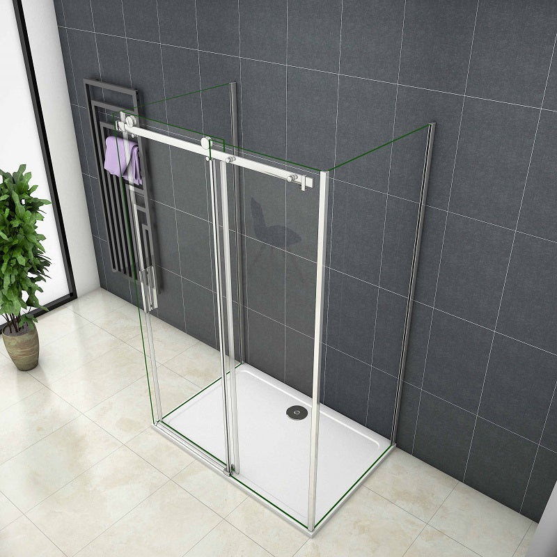 Duschkabine Falttür Drehfalttür Glas