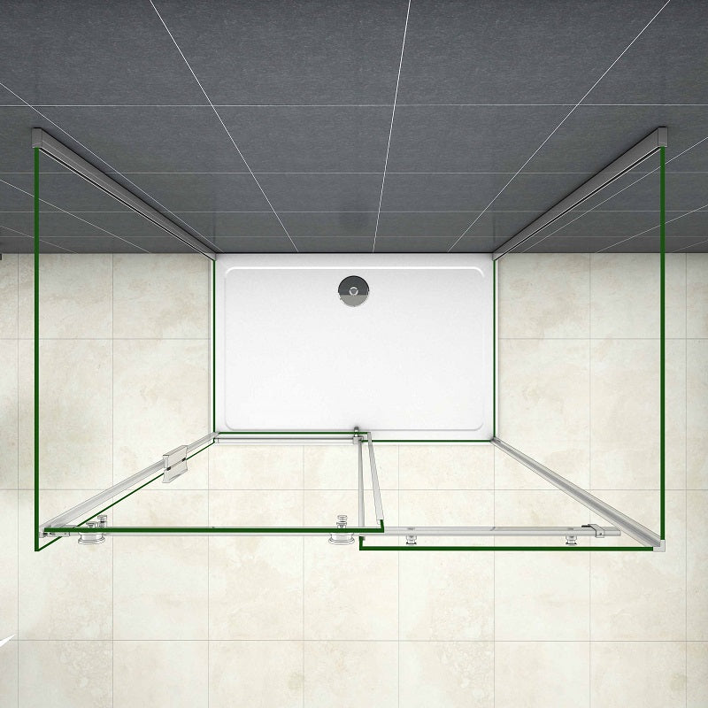 Duschkabine Falttür Drehfalttür Glas