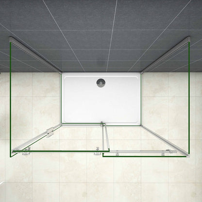 Duschkabine Falttür Drehfalttür Glas