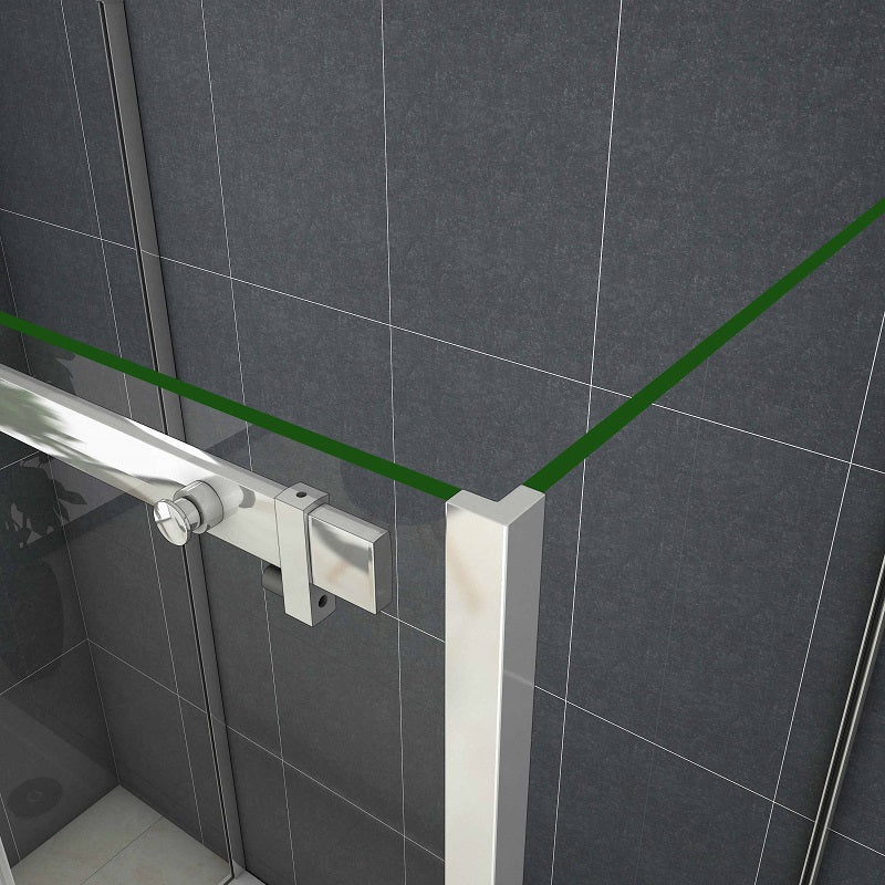 Duschkabine Falttür Drehfalttür Glas