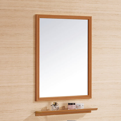 50*70 cm Spiegel mit Ablage Teakholz