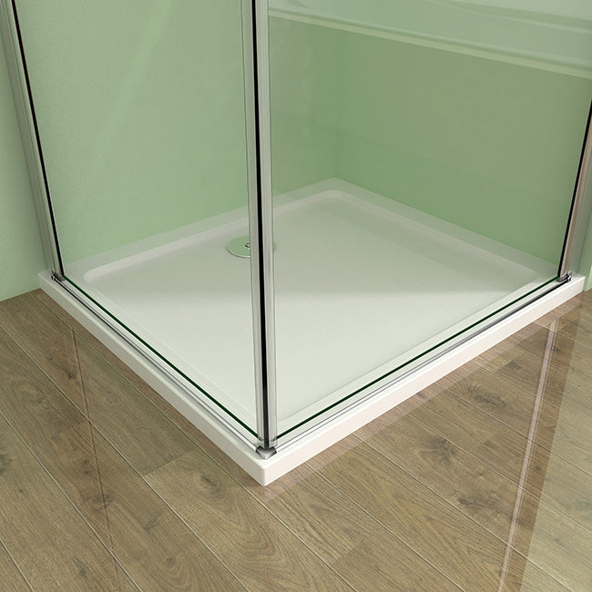 90x90 80x80 Eckeinstieg Eckdusche Duschkabine Glas