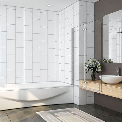 Duschkabine Falttür Drehfalttür Glas