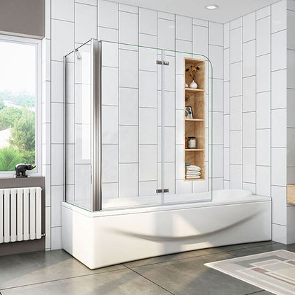 Duschkabine Falttür Drehfalttür Glas