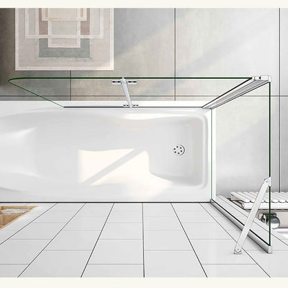 Duschkabine Falttür Drehfalttür Glas