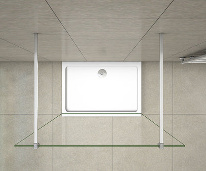 Duschkabine Falttür Drehfalttür Glas