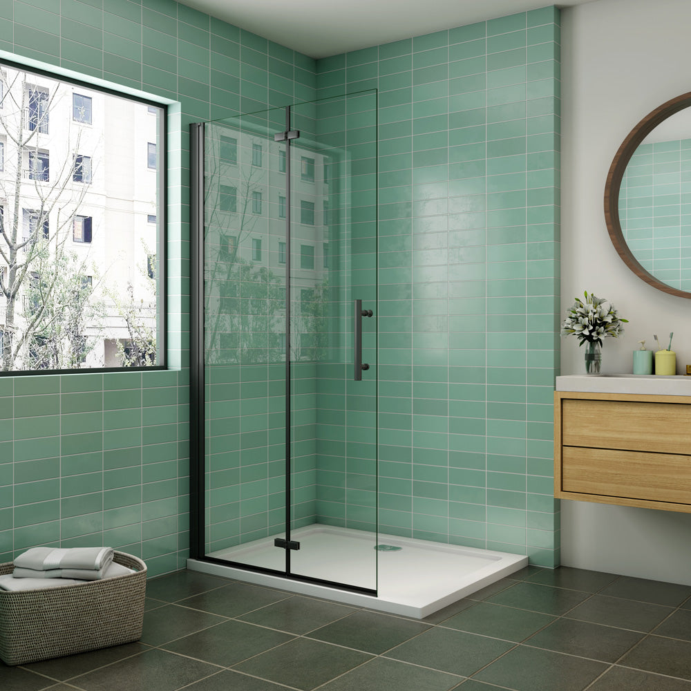 Duschkabine Falttür Drehfalttür Glas