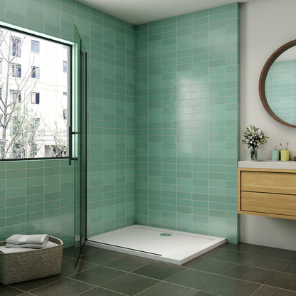 Duschkabine Falttür Drehfalttür Glas