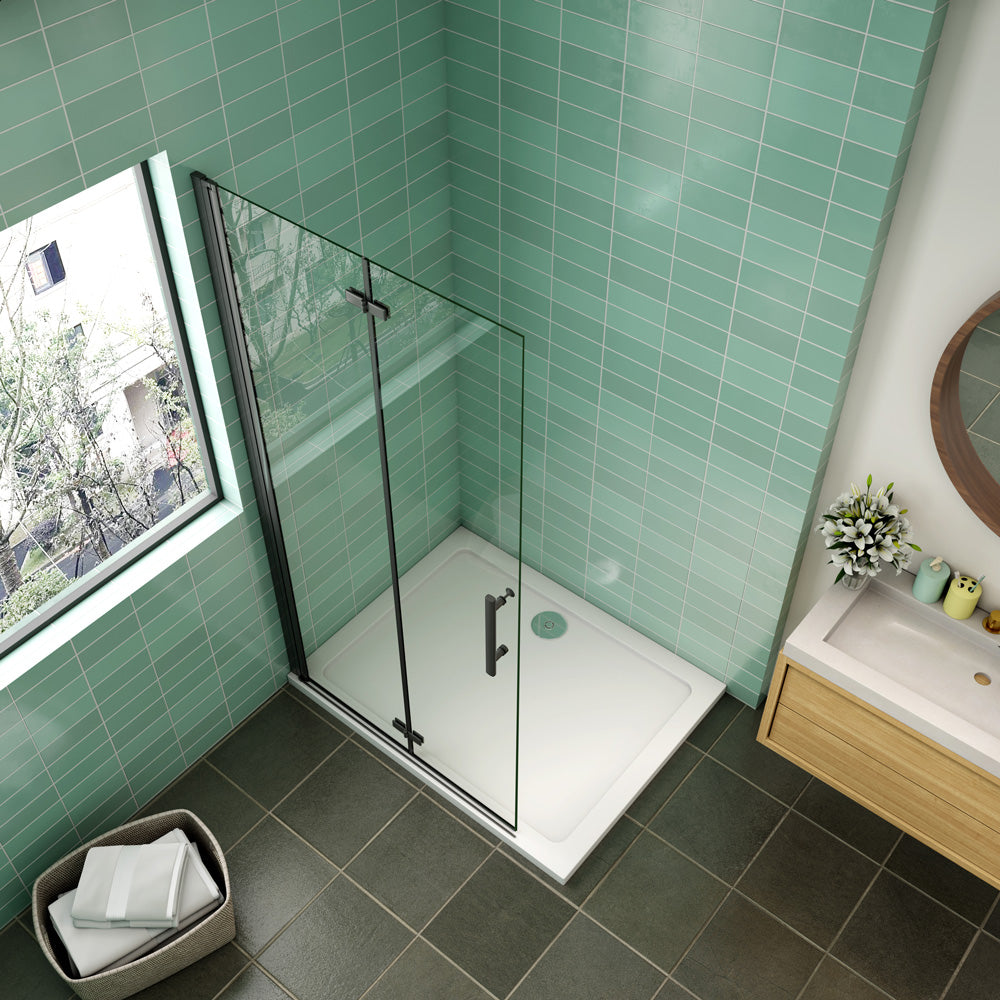 Duschkabine Falttür Drehfalttür Glas