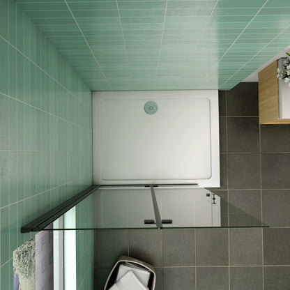 Duschkabine Falttür Drehfalttür Glas