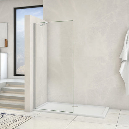 Duschkabine Duschwand Walk in dusche Glas Höhe: 200cm