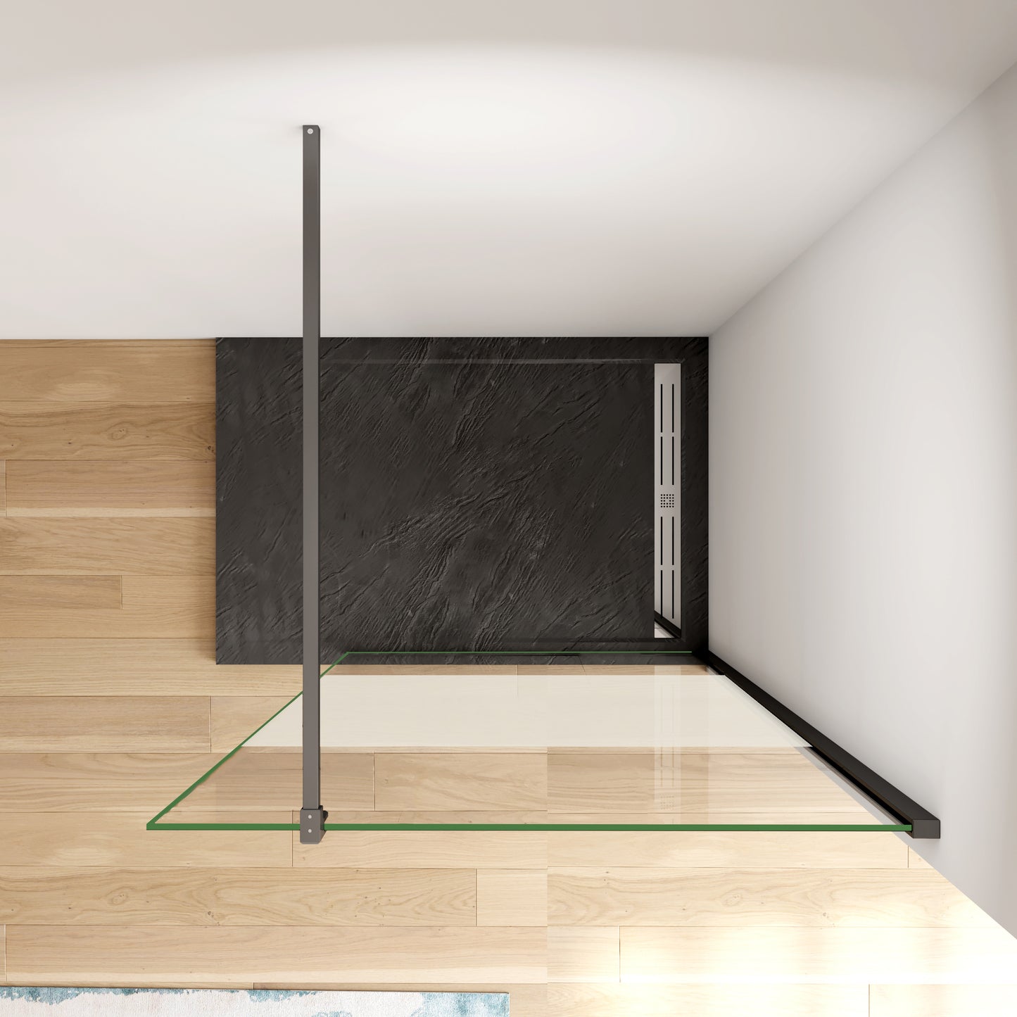 Duschkabine Falttür Drehfalttür Glas